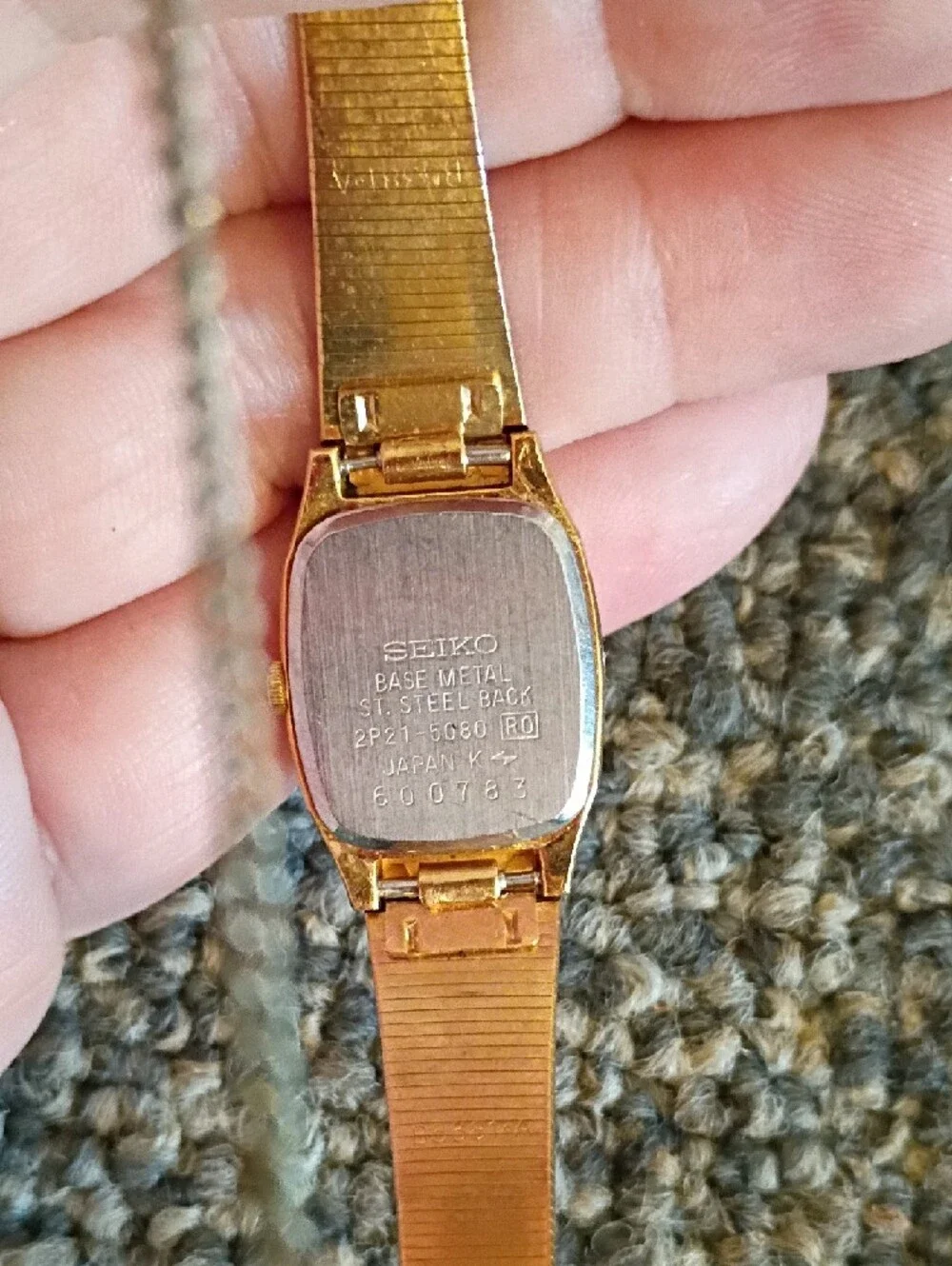 Seiko Gold Tone Ladies Slim Bracelet Watch
